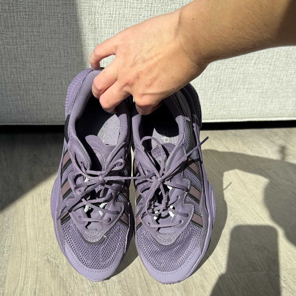 adidas Women's Purple Chunky Sneakers - Picture 5 of 6